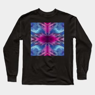 pink and blue tile Long Sleeve T-Shirt